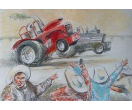 "tractor dragster racing",""гонки на трактор-драгстерах"