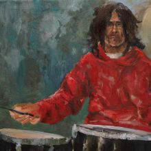 "Portrait of a Serious Man", oil on canvas, 73х113, 2020 ","Портрет серьезного человека", холст, масло, 73х113, 2020"