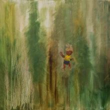 "Lost in the Woods","Затерянные в лесу", масло, холст. 80х120, 2020, автор Базаров Михаил