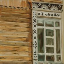 Секретное окно, холст, масло, 40х60 см, 2019, автор Михаил Базаров